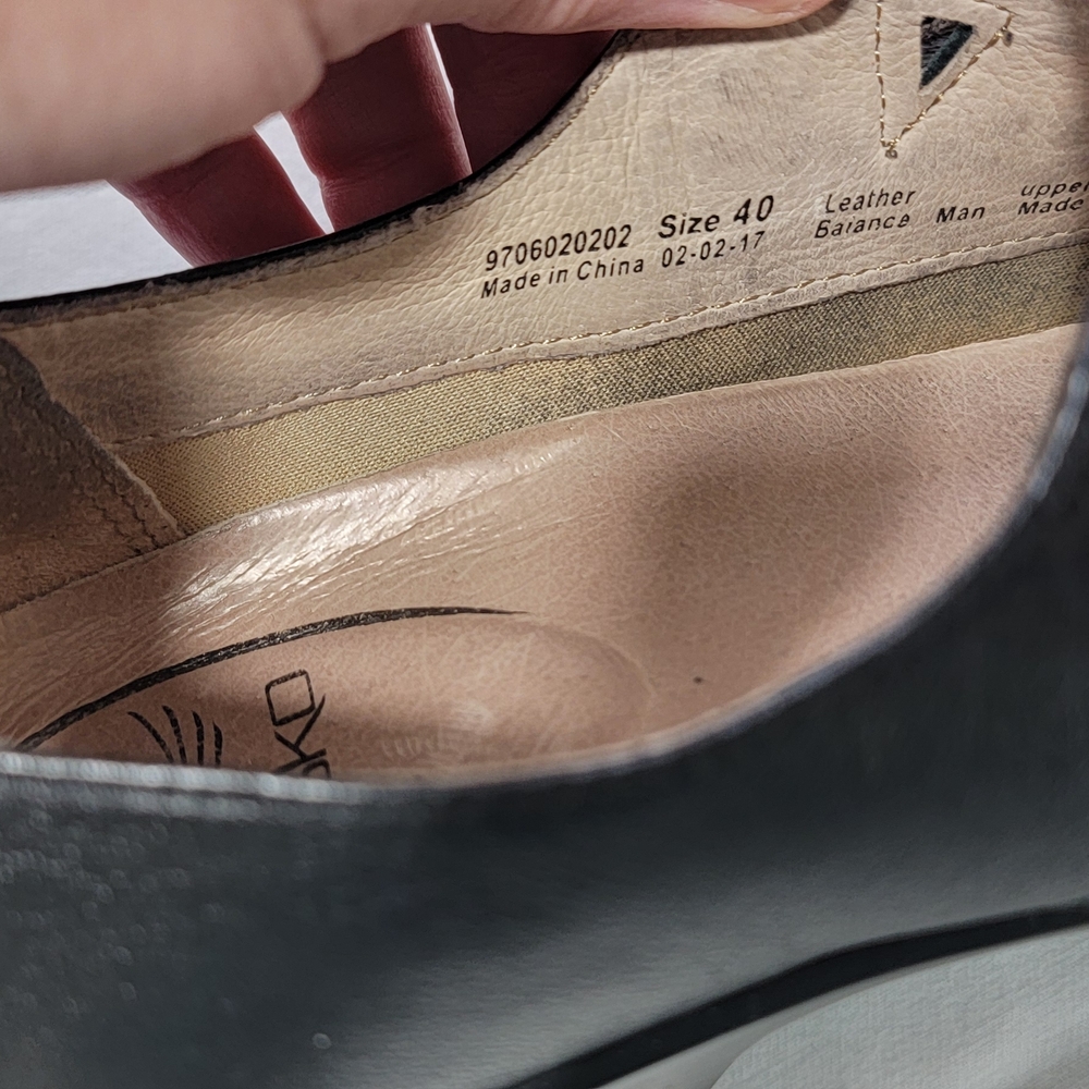 Dansko Black Leather Mary Janes - Picture 4 of 5